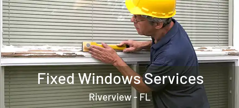  Fixed Windows Services Riverview - FL