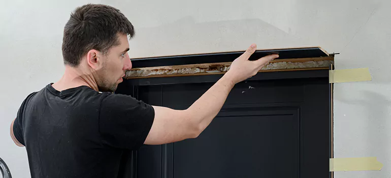 Wood Door Hole Repair in Riverview, FL