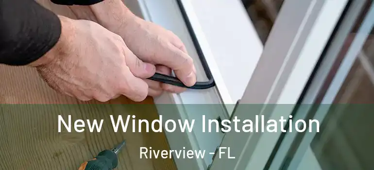  New Window Installation Riverview - FL