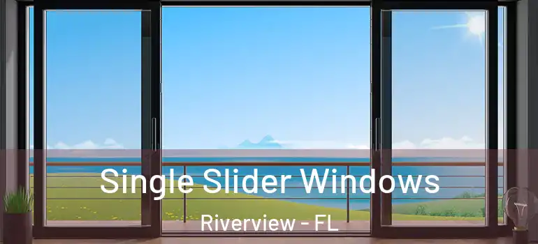  Single Slider Windows Riverview - FL