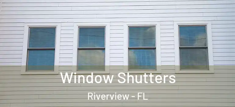  Window Shutters Riverview - FL