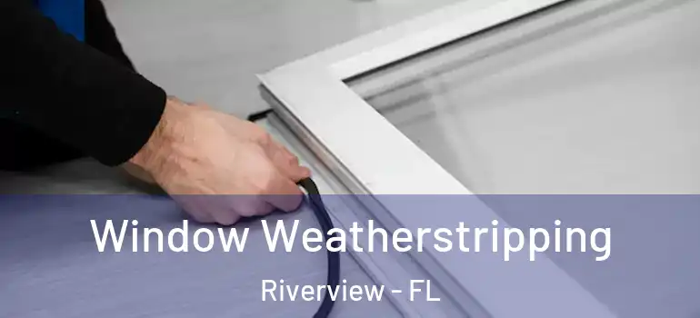  Window Weatherstripping Riverview - FL
